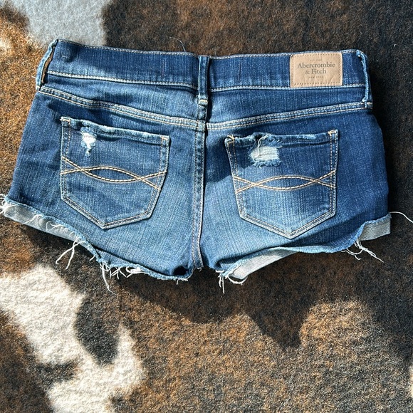 Abercrombie & Fitch jeans shorts size USA 00 - Picture 5 of 6